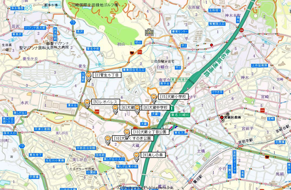 ひまわり号だいだいコース