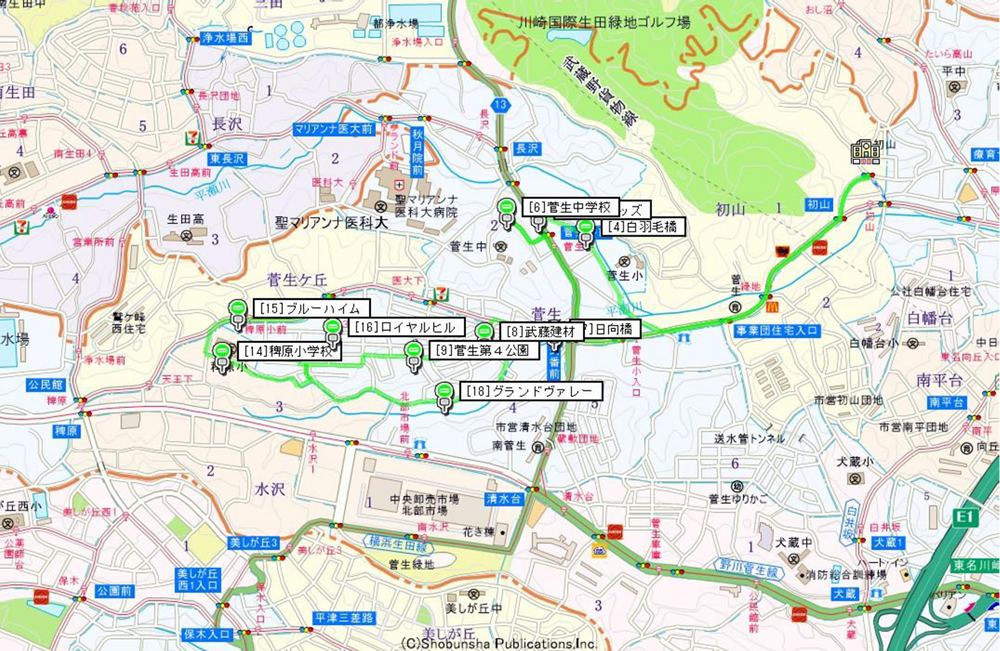 ゆり号きみどりコース